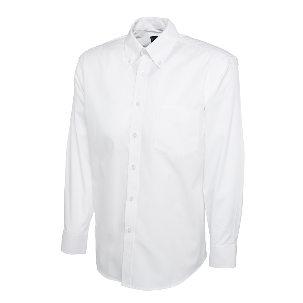 Uneek Mens Pinpoint Oxford Long Sleeve Shirt 3XL - Chest 50-52’