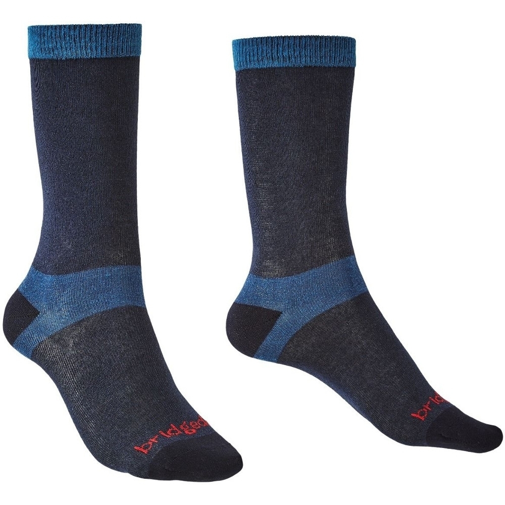 Bridgedale Womens Liner Coolmax Base Layer Walking Socks Large - UK 7-8.5 (EU 41-43, US 8.5-10)