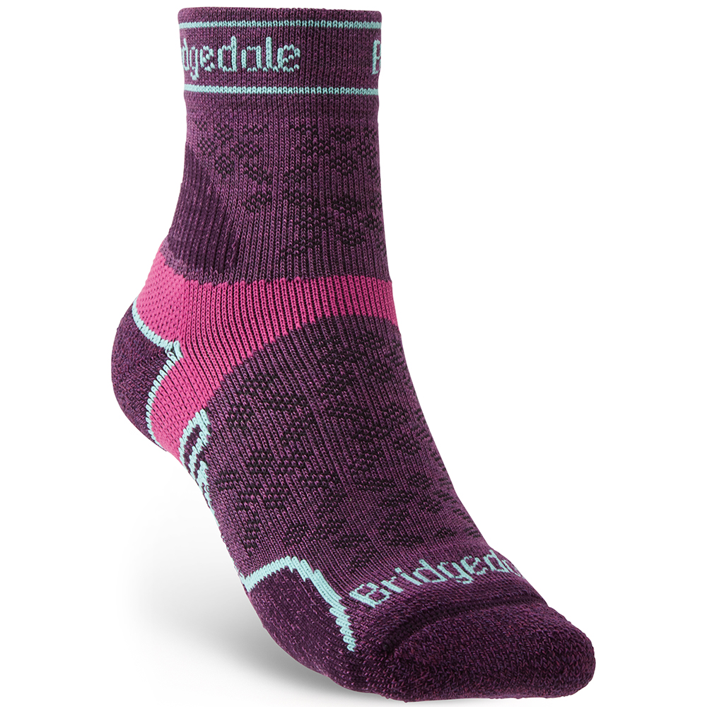Bridgedale Womens Trail Run Light T2 Merino Sport Socks Medium - UK 5-6.5 (EU 38-40)
