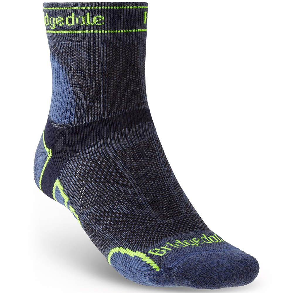 Bridgedale Mens Trail Run Light T2 Merino Sport Socks X-Large - UK 12+ (EU 48+)
