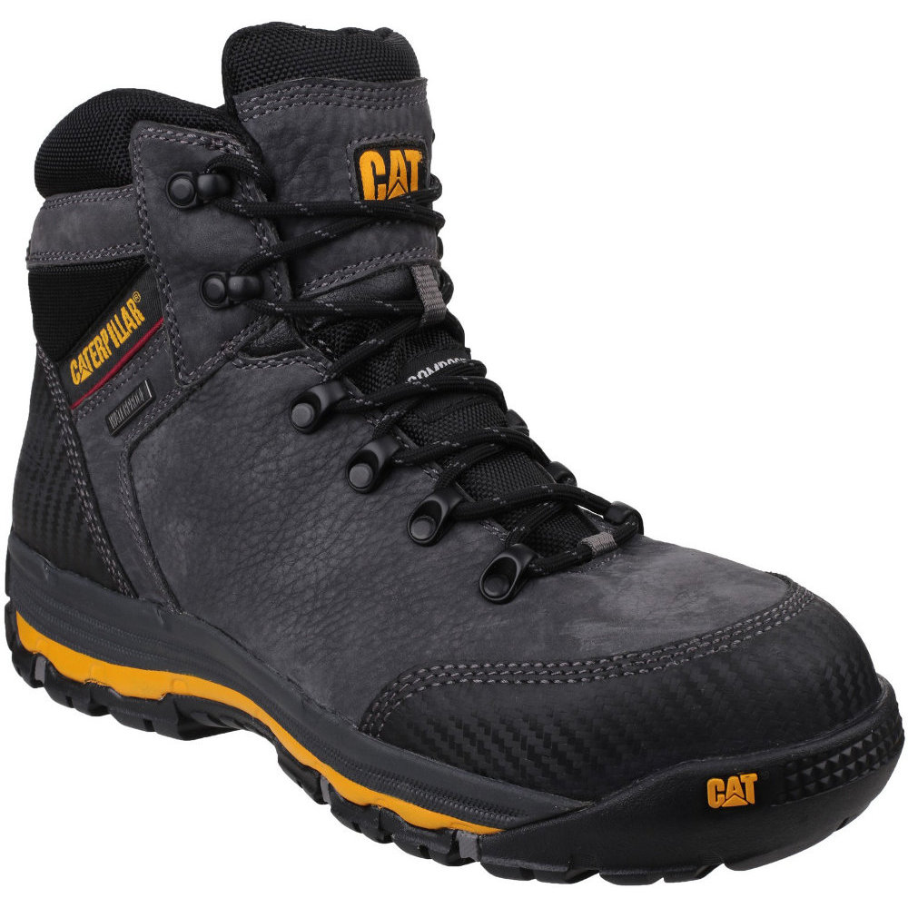 CAT Workwear Mens Munising 6’ Waterproof Leather S3 Safety Boots UK Size 6
