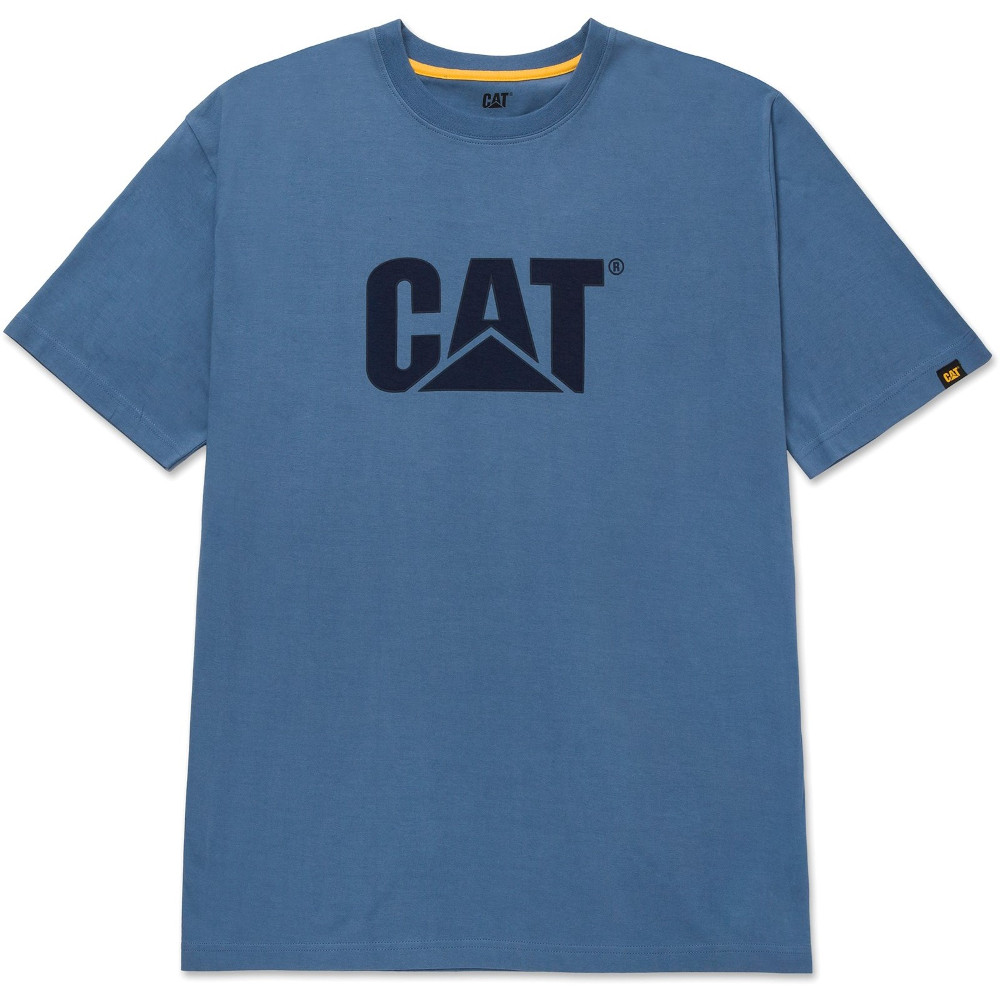 CAT Workwear Mens Classic Trademark Durable Shape Retaining T-Shirt XL - Chest 46 - 49’ (117 - 124cm)