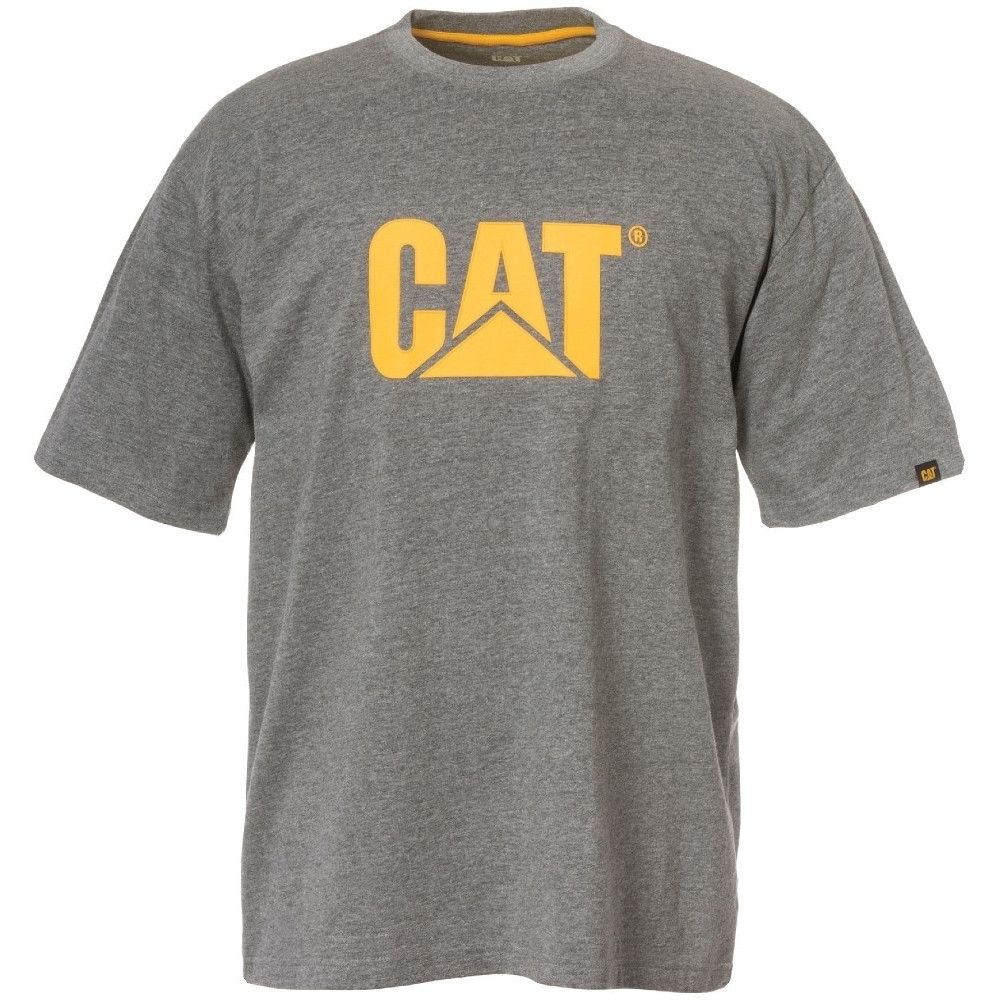 CAT Workwear Mens Classic Trademark Durable Shape Retaining T-Shirt 4XL - Chest 56 - 59’ (143 - 150cm)