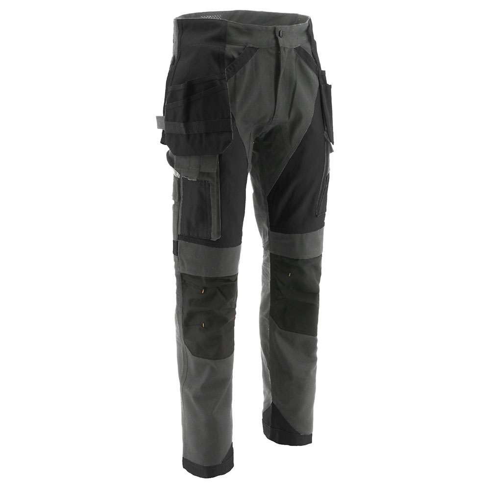 CAT Workwear Mens Advanced Trademark Durable Work Trousers 38T - Waist 38’, Inside Leg 34’