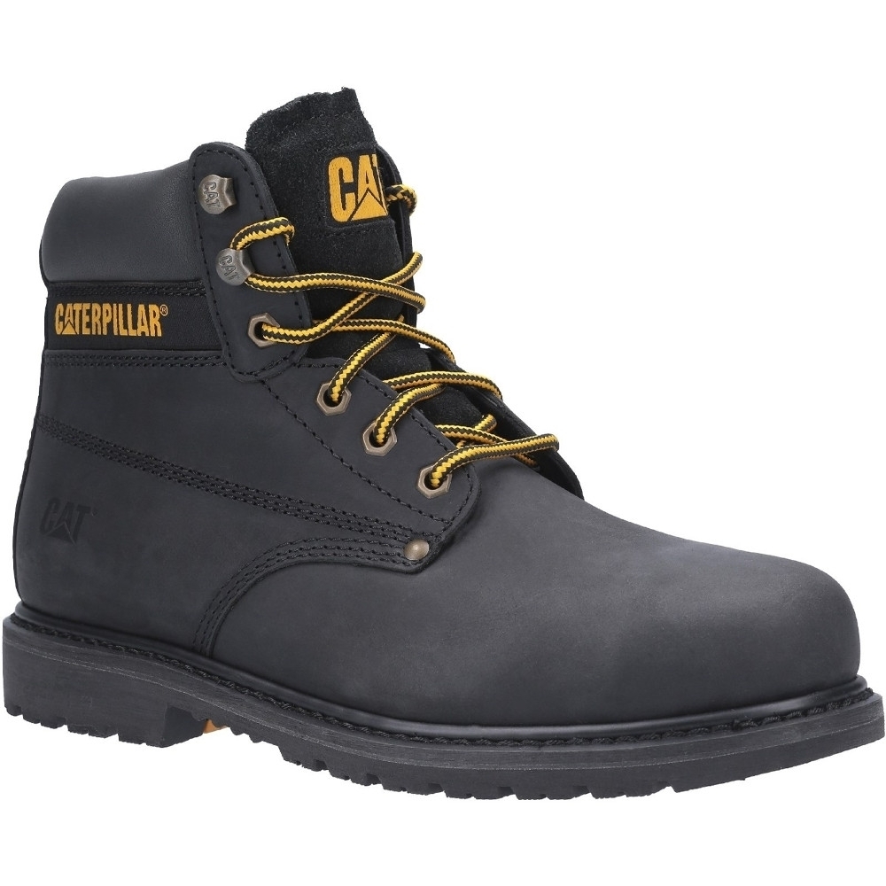 Caterpillar Mens Powerplant GYW Lace Up Leather Safety Boots UK Size 9 (EU 43)
