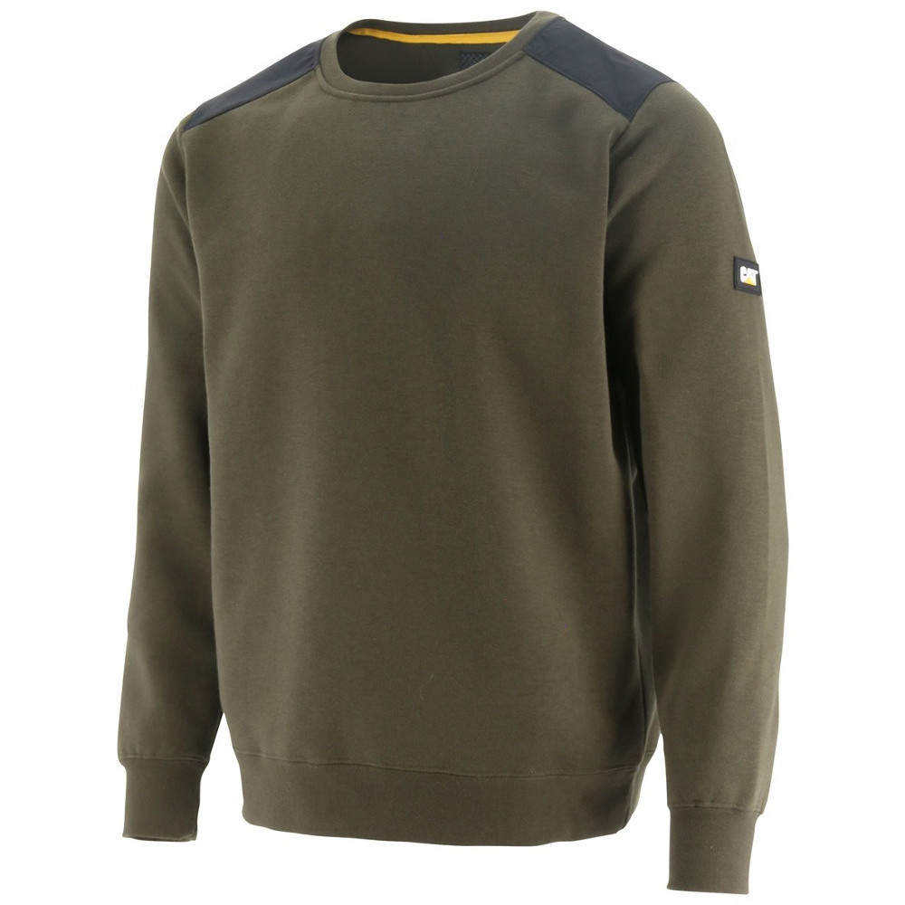 CAT Workwear Mens Essentials Crewneck Warm Sweatshirt XXL - Chest 50 - 53’ (127 - 132cm)
