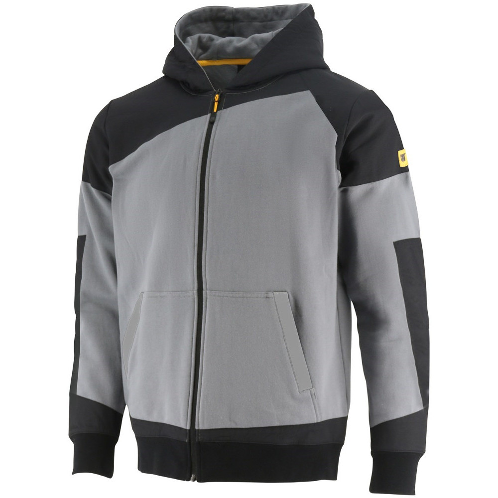 CAT Workwear Mens Trade Full Zip Sweatshirt Hoodie XL - Chest 46 - 49' (117 - 124cm)