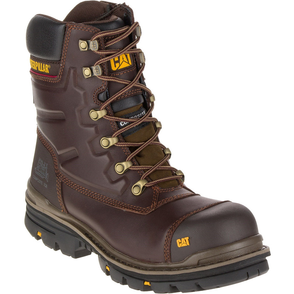 CAT Workwear Mens Premier Lace Up Safety Work Boots UK Size 8 (EU 42)