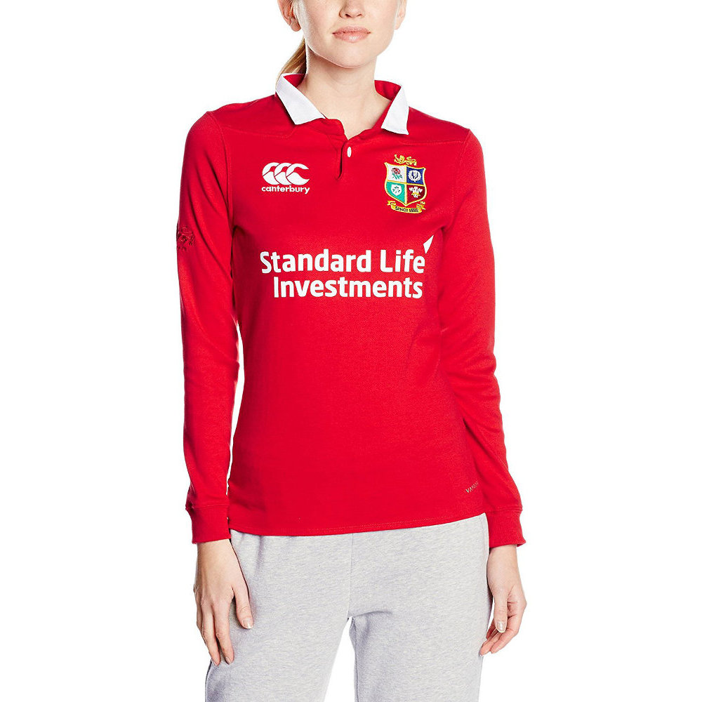 British & Irish Lions Womens/Ladies Vapodri Wicking Long Sleeve Jersey 14 - Chest 38’ (97cm)