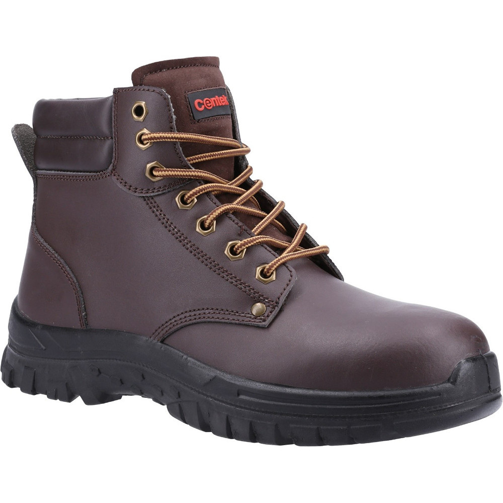Centek Mens S3 Lightweight Leather Lace Up Safety Boots UK Size 4 (EU 37)