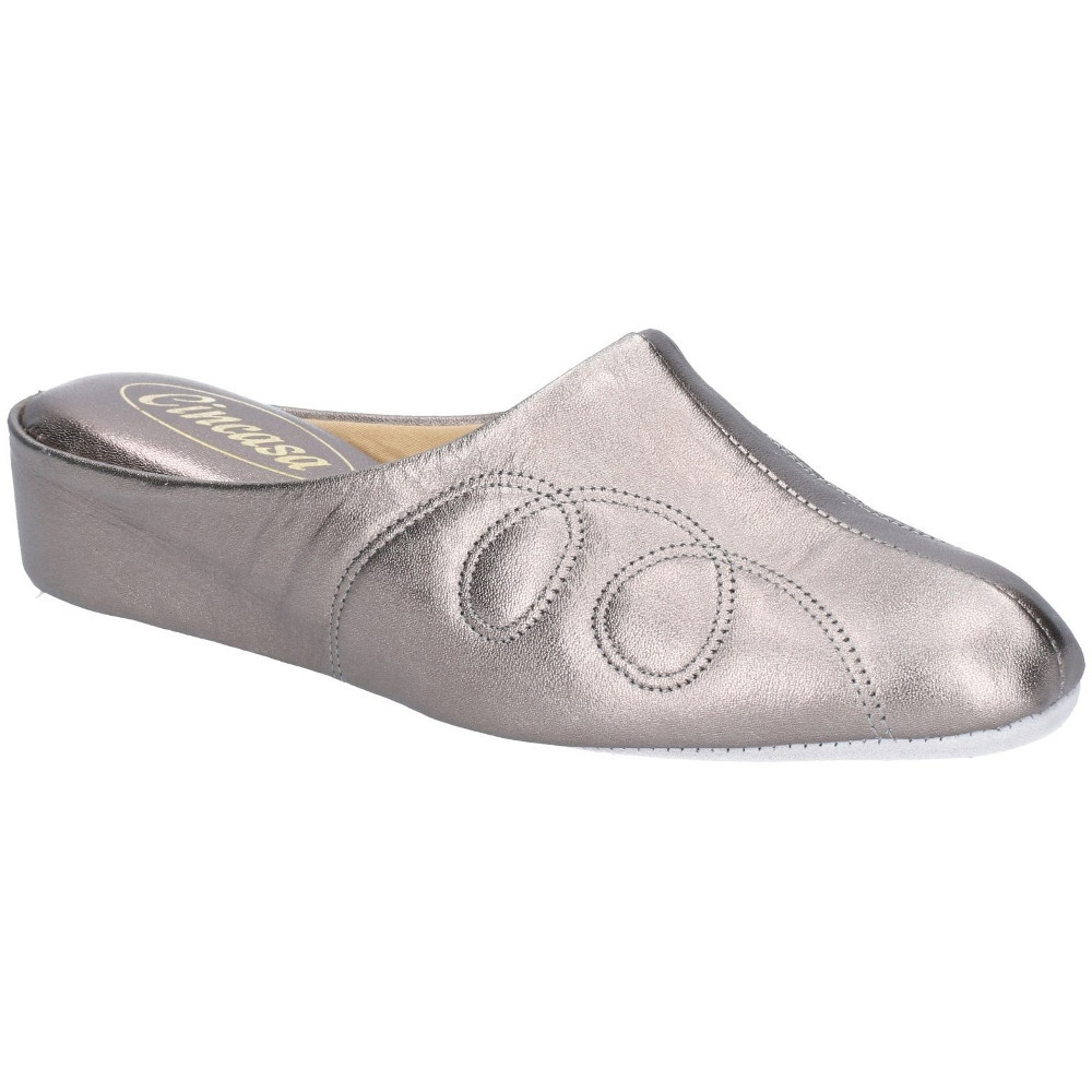 Cincasa Womens Mahon Slip On Soft Leather Slippers UK Size 6 (EU 39)