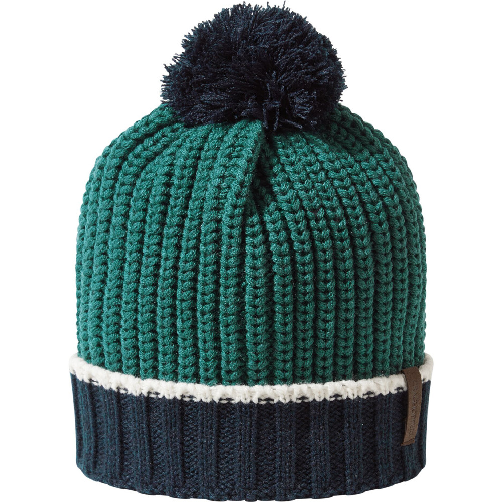 Product image of Craghoppers Boys Burrow Warm Knit Bobble Beanie Hat 3-8 Years