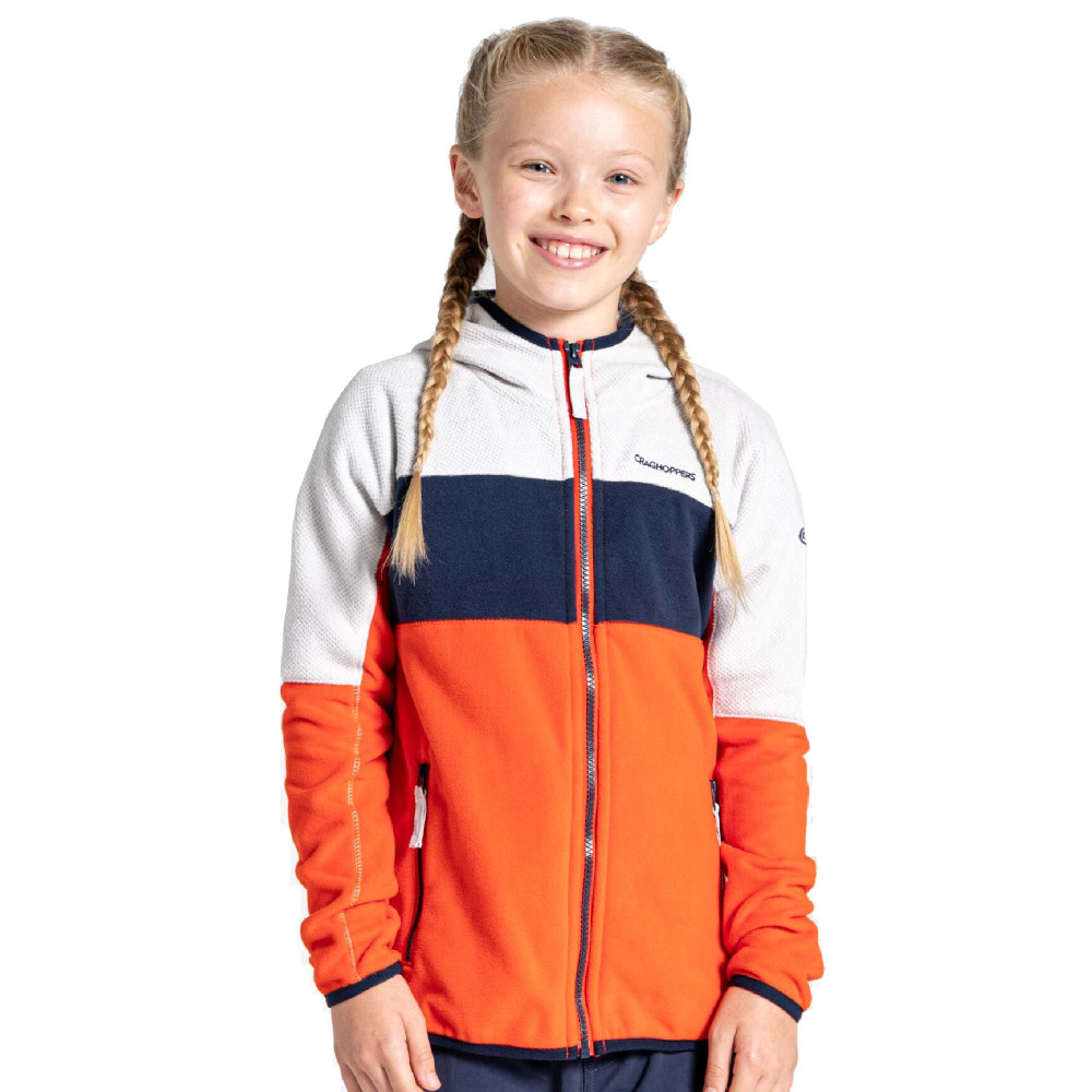Craghoppers Boys Linden Hooded Micro Fleece Jacket 7-8 Years - Chest 24.75-26.5’ (63-67cm)