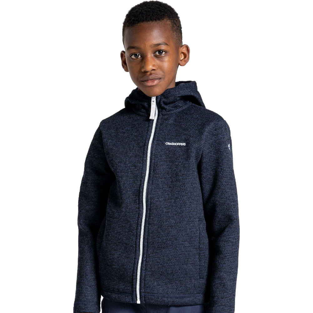 Craghoppers Boys Shiloh Hooded Relaxed Fit Fleece Jacket 7-8 Years- Chest 24.75-26.5’, (63-67cm)