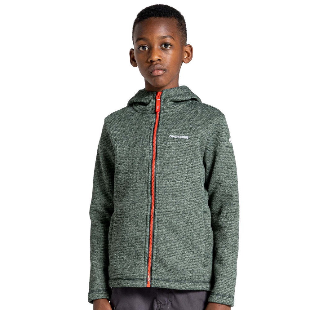 Craghoppers Boys Shiloh Hooded Relaxed Fit Fleece Jacket 9-10 Years - Chest 27.25-28.75’ (69-73cm)