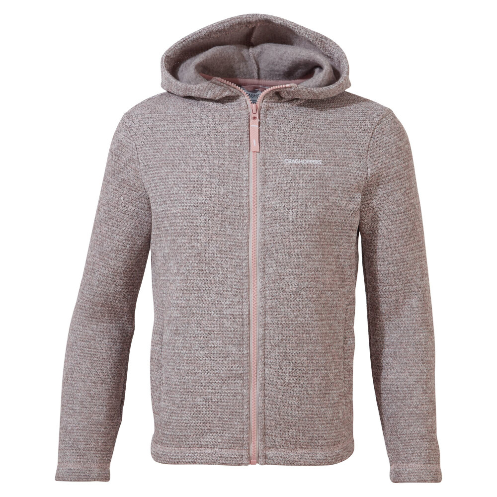 Craghoppers Girls Shiloh Hooded Relaxed Fit Fleece Jacket 11-12 Years - Chest 29.5-31’ (75-79cm)