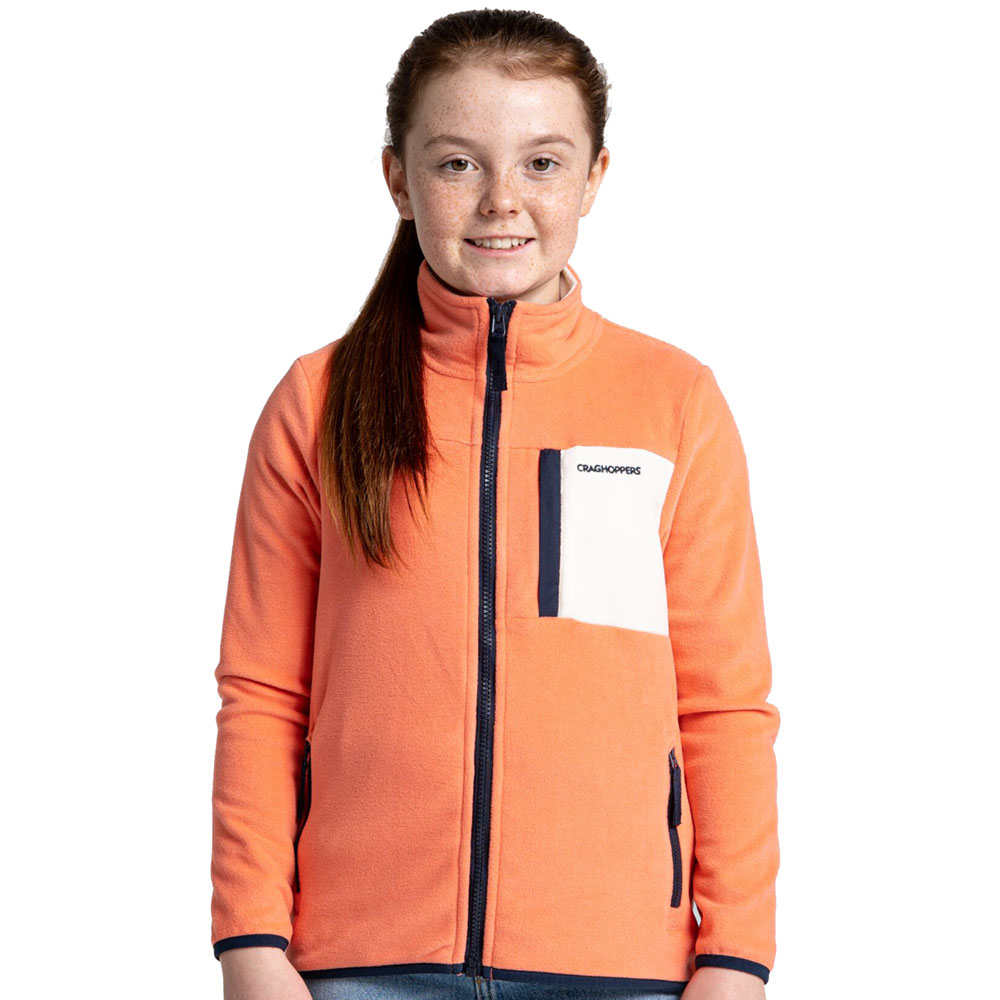 Craghoppers Girls Tama Relaxed Fit Fleece Jacket 5-6 Years - Chest 23.25-24’ (59-61cm)