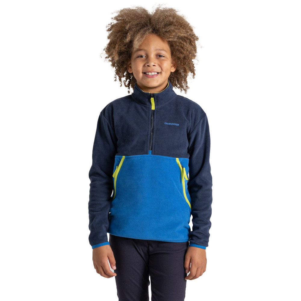 Craghoppers Boys Valo Half Zip Micro Fleece Jacket 13 Years - Chest 32.5’ (83cm)