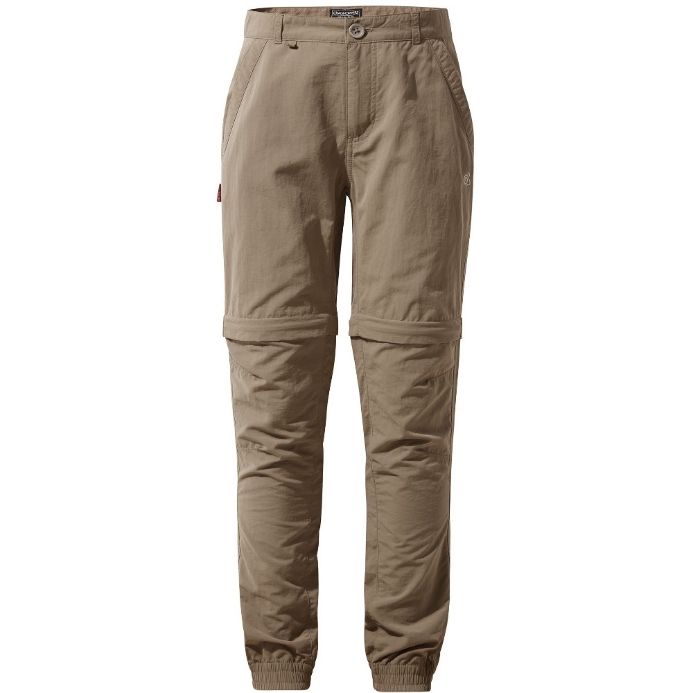 Craghoppers Boys NosiLife Terrigal Zip Off Walking Trousers 7-8 Years- Waist 22.75-23.5’, (58-60cm)