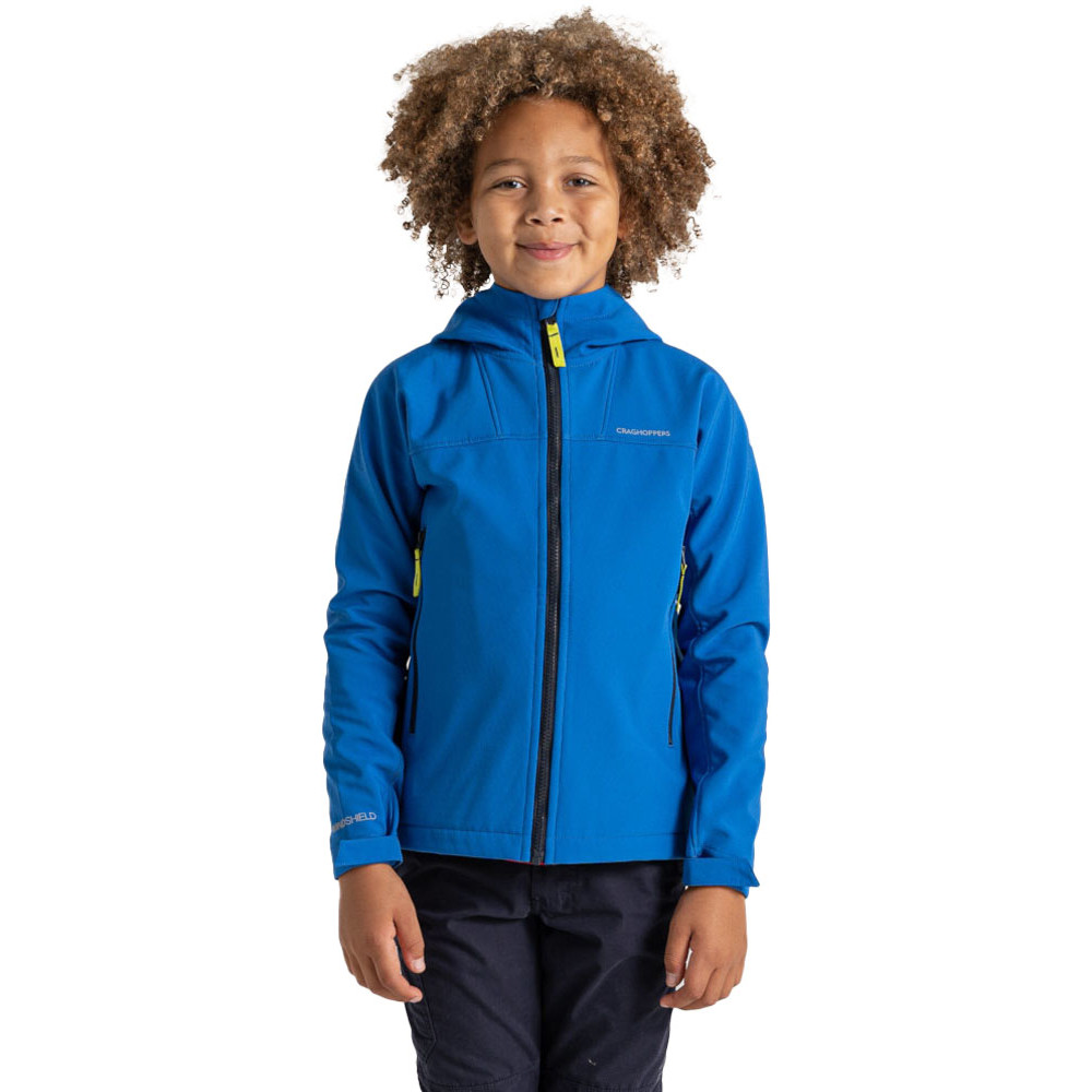 Craghoppers Boys Landon Hooded Softshell Jacket 3-4 Years- Chest 21.5-22.5’, (55-57cm)