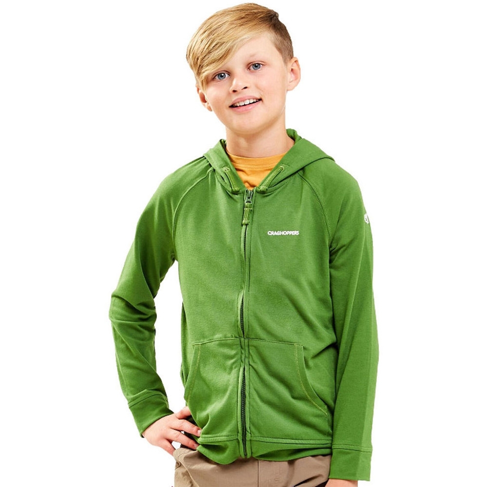 Craghoppers Boys & Girls NosiLife Ryley Wicking Full Zip Hoodie Top 9-10 years - Chest 27.25-28.75’ (69-73cm)