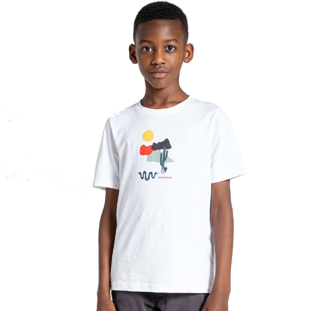 Craghoppers Boys Tate Relaxed Fit Short Sleeve T Shirt 9-10 Years- Chest 27.25-28.75’, (69-73cm)