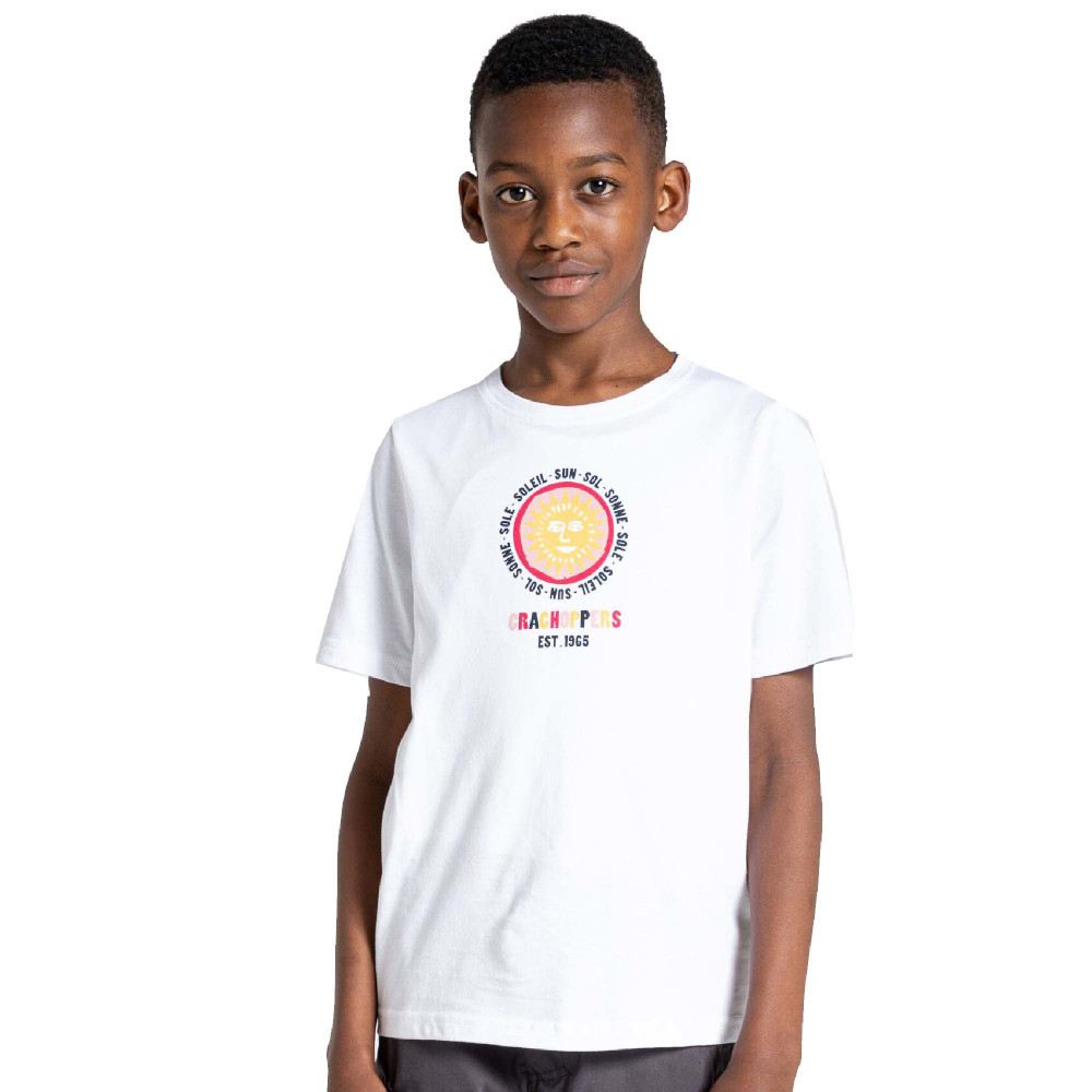 Product image of Craghoppers Boys Tate Relaxed Fit Short Sleeve T Shirt 9-10 Years - Chest 27.25-28.75' (69-73cm)