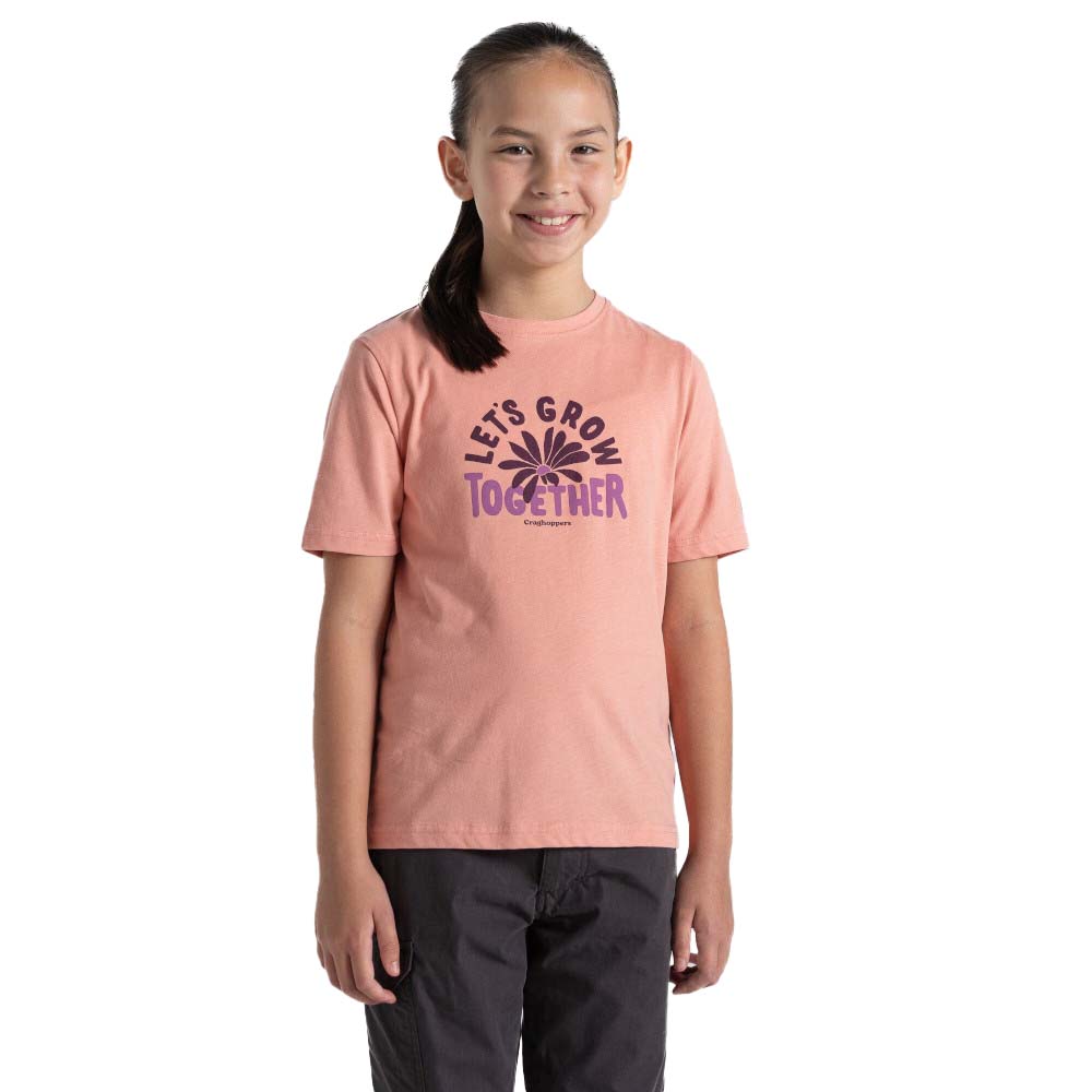 Craghoppers Girls Ellis Organic Short Sleeved T Shirt 3-4 years