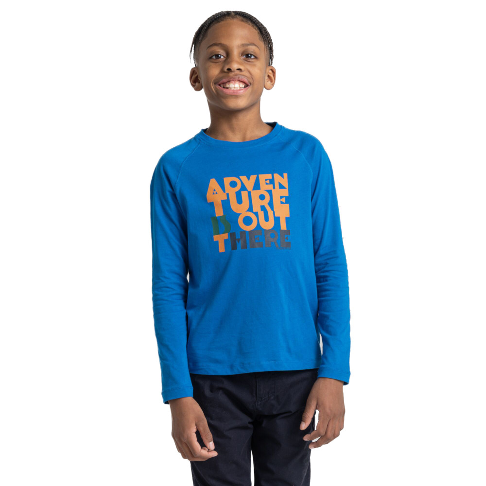 Craghoppers Boys Colly Long Sleeved Graphic T Shirt 11-12 years - Chest 29.5-31’ (75-79cm)