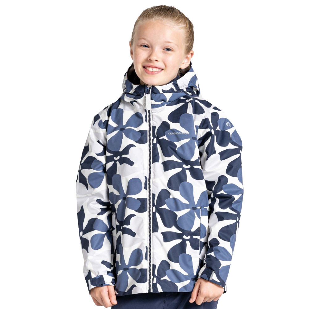 Craghoppers Girls Teagan Waterproof Reflective Jacket 9-10 Years- Chest 27.25-28.75’, (69-73cm)