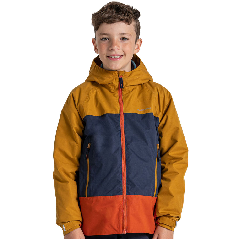 Craghoppers Boys Minato Relaxed Fit Waterproof Jacket 13 Years - Chest 32.5’ (83cm)