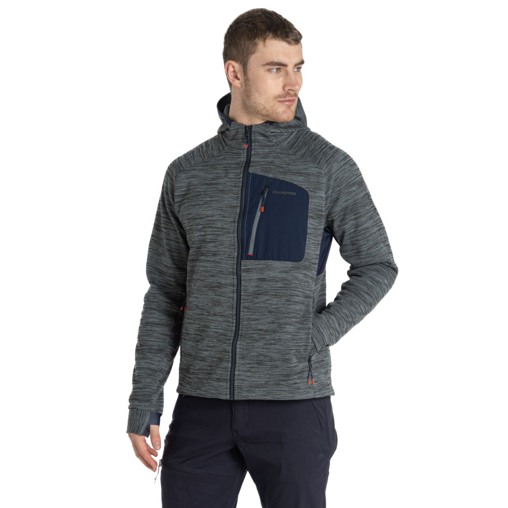 Craghoppers Mens Tarbert Hood Insulated Fleece Jacket L - Chest 42’ (107cm)