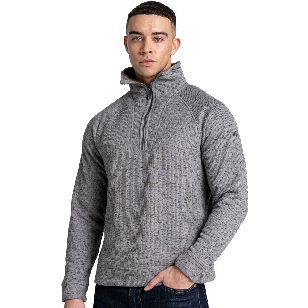 Craghoppers Mens Logan Half Zip Relaxed Fit Sweater 4XL - Chest 50’ (127cm)