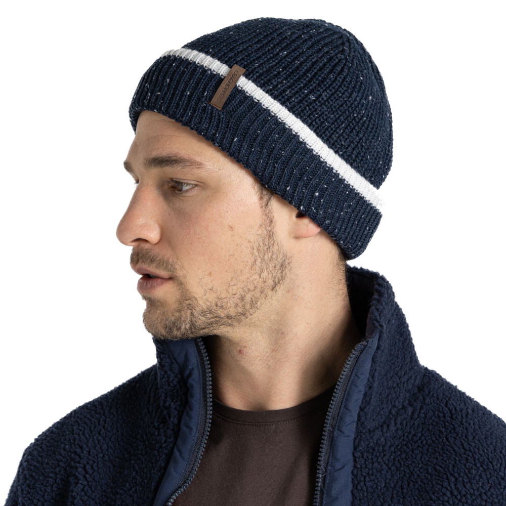 Craghoppers Mens Donal Ribbed Winter Beanie Hat M/L - Head 58-60cm