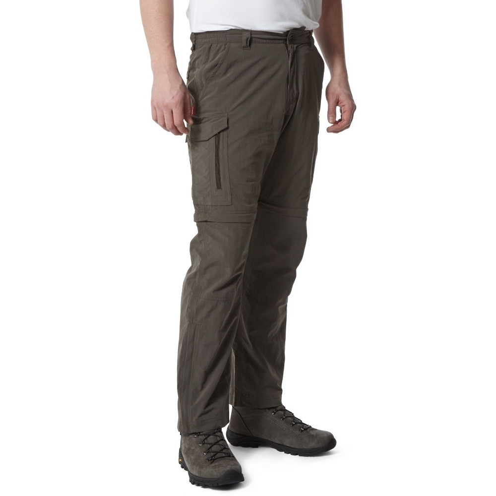 Craghoppers Mens Nosi Life Convertable Zip Off Trousers 40XL - Waist 40’ (102cm), Inside Leg 35’