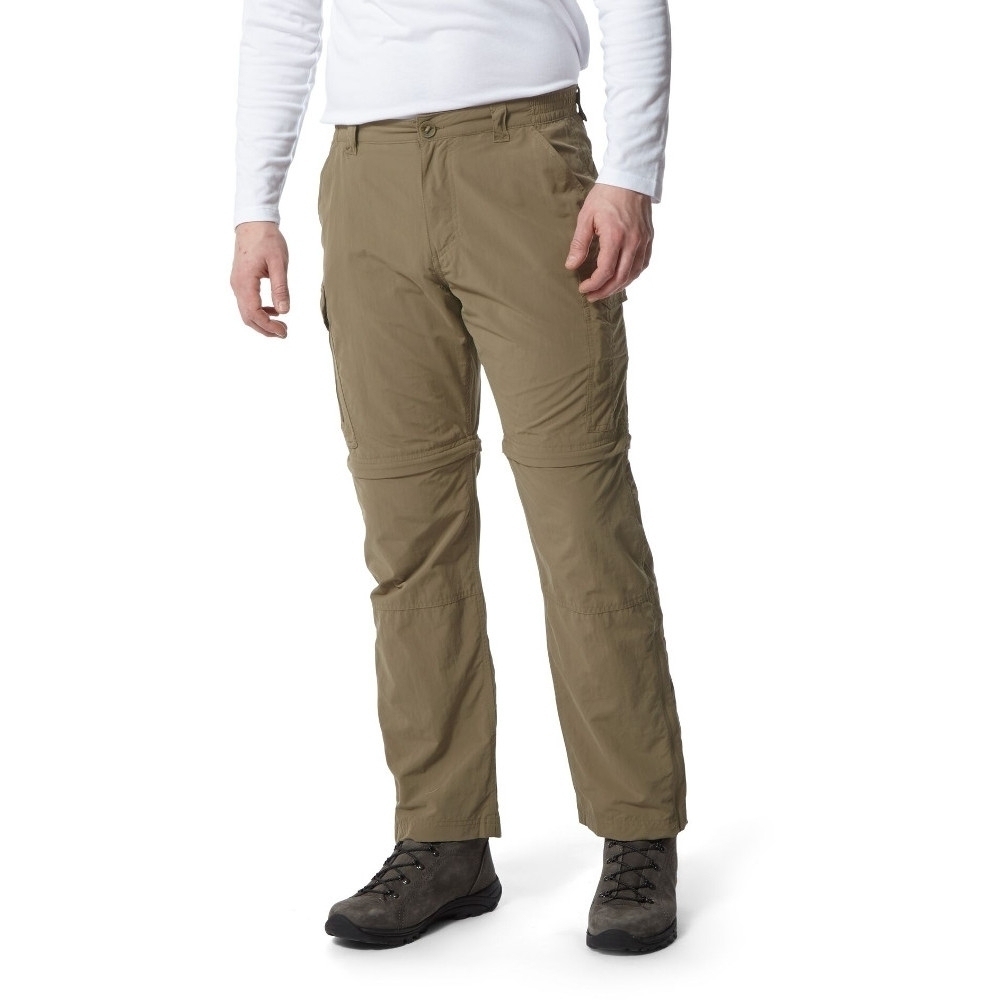 Craghoppers Mens Nosi Life Convertable Zip Off Trousers 38R - Waist 38’ (97cm), Inside Leg 31’