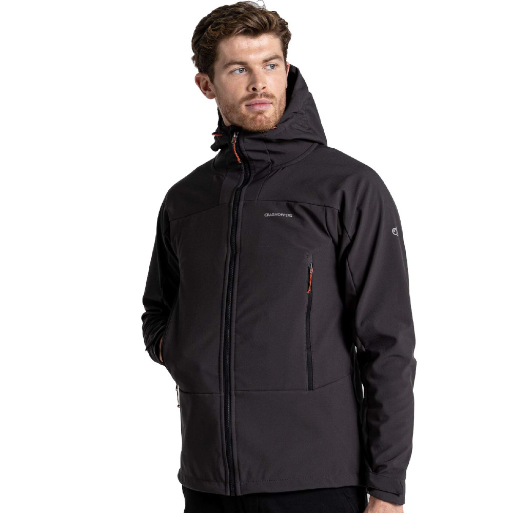 Craghoppers Mens Tripp Full Zip Hooded Softshell Jacket XL - Chest 44’ (112cm)