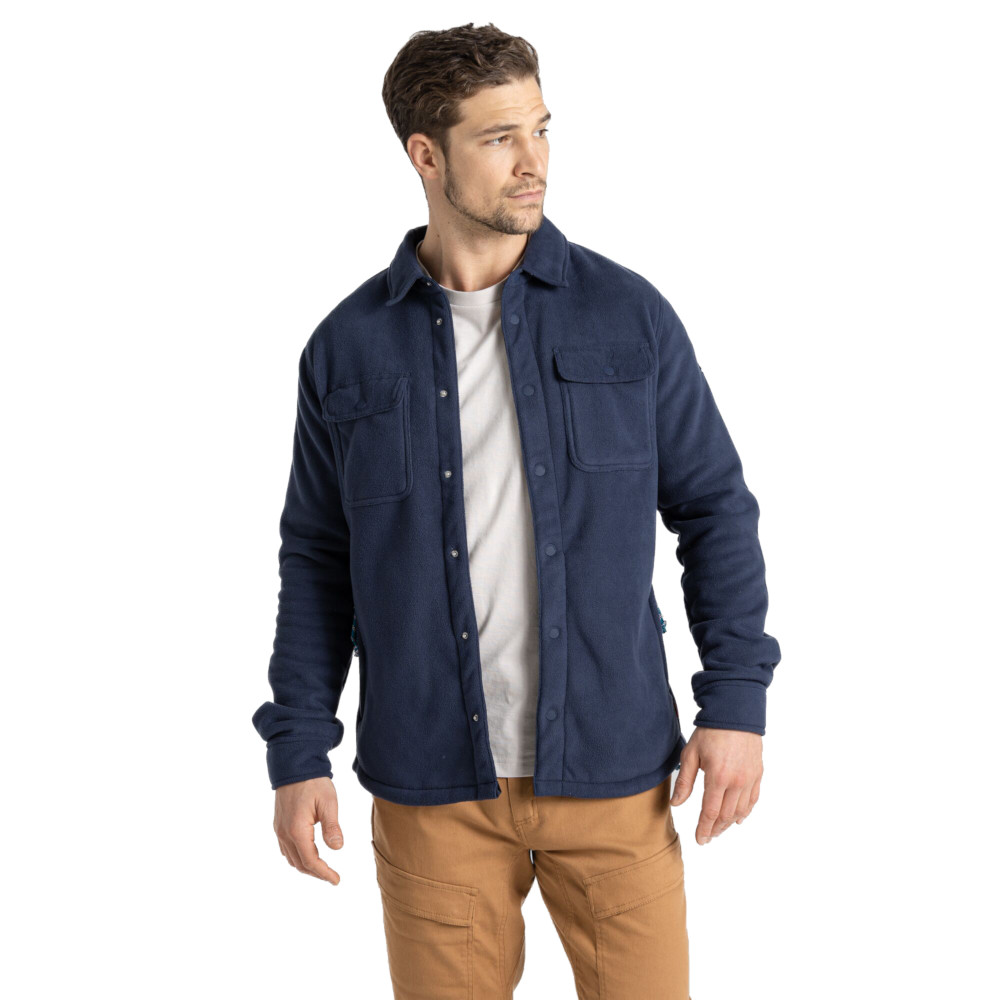 Craghoppers Mens Craggy Fleece Overshirt Jacket XL - Chest 44’ (112cm)