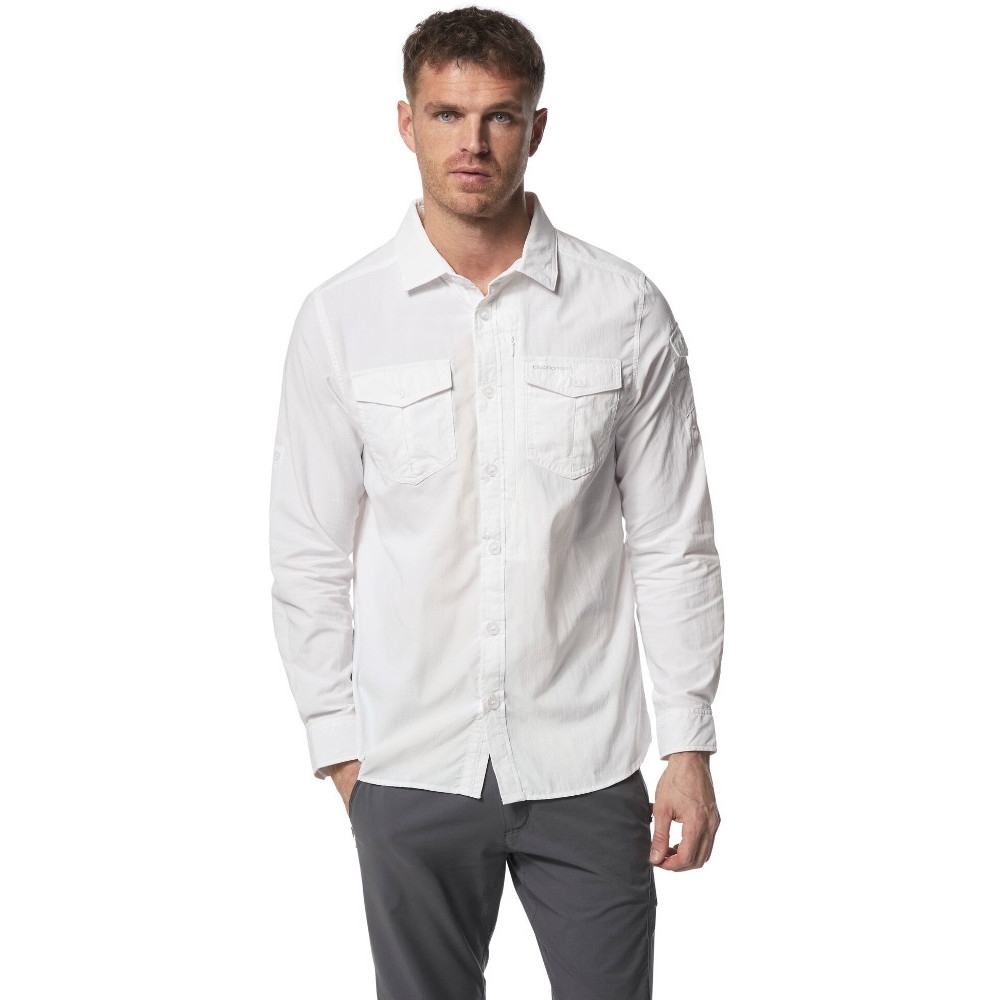 Craghoppers Mens Nosi Life Adventure Light Long Sleeve Shirt XL - Chest 44’ (112cm)