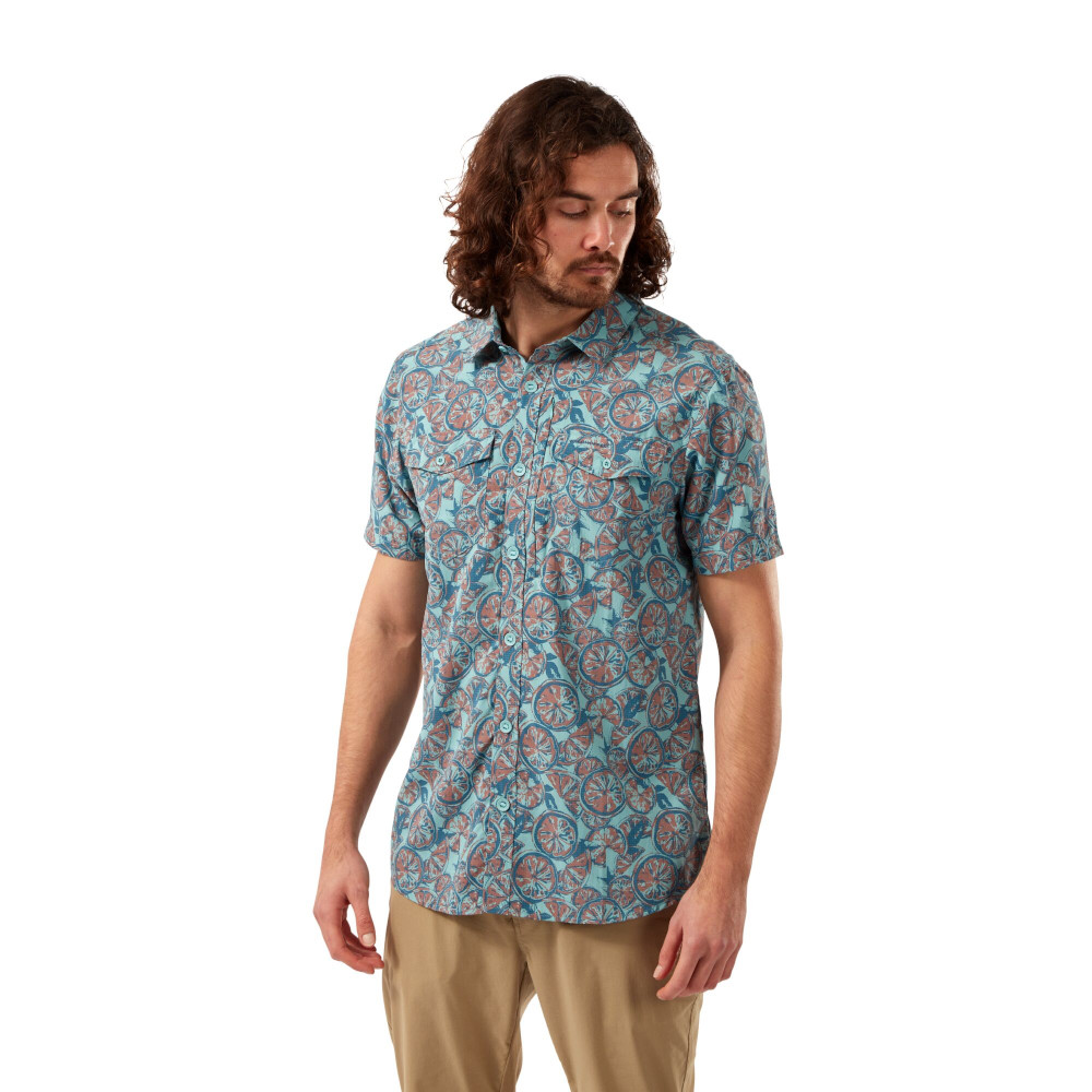 Craghoppers Mens NosiLife Calhoun Short Sleeve Walking Shirt S - Chest 38’ (97cm)