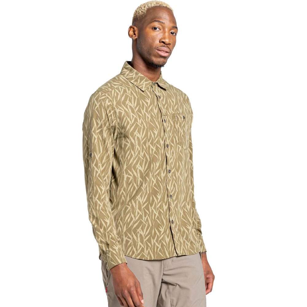 Craghoppers Mens NosiLife Pinyon Long Sleeve Walking Shirt XL - Chest 44’ (112cm)