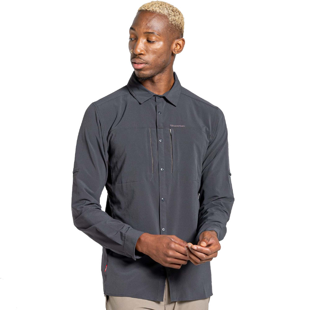 Craghoppers Mens Nosilife Pro Long Sleeve Walking Shirt XL - Chest 44’ (112cm)