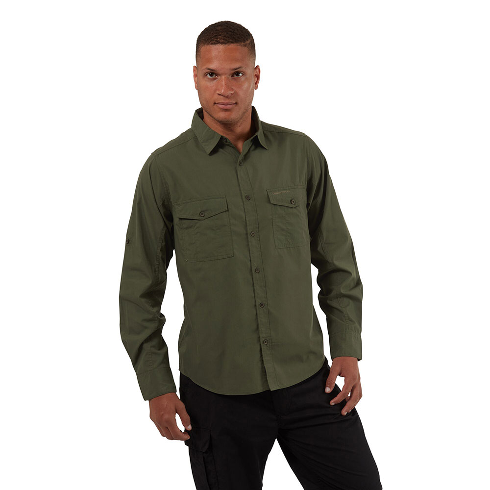 Craghoppers Mens Kiwi Long Sleeve Nosi Defence Shirt 3XL - Chest 48’ (122cm)