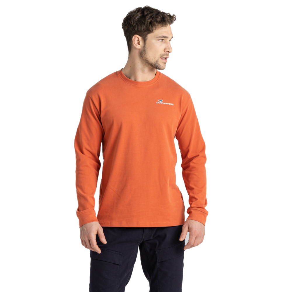 Craghoppers Mens Dillisk Long Sleeved Graphic T Shirt XL - Chest 44’ (112cm)