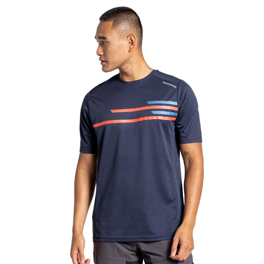 Craghoppers Mens Nosilife Pro Active Short Sleeve T Shirt L - Chest 42’ (107cm)