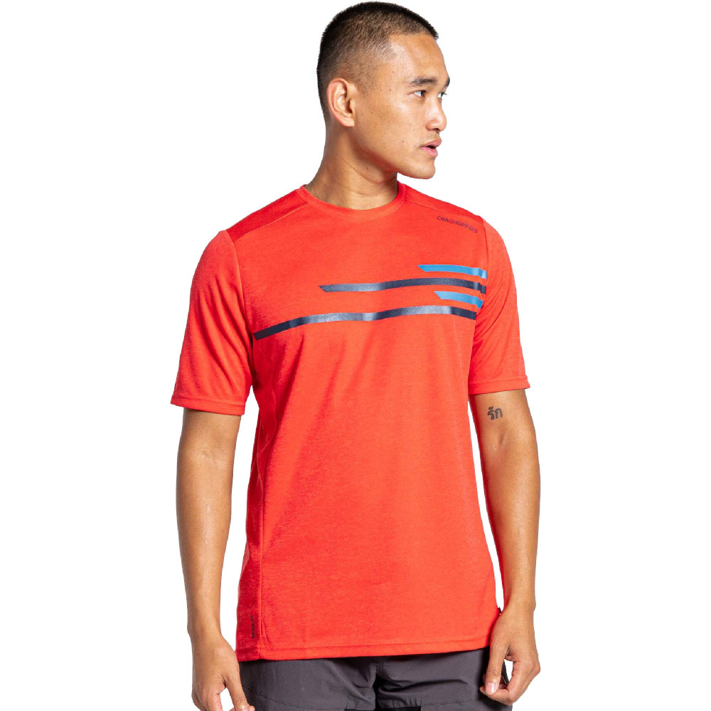 Craghoppers Mens Nosilife Pro Active Short Sleeve T Shirt XXL - Chest 46’ (117cm)
