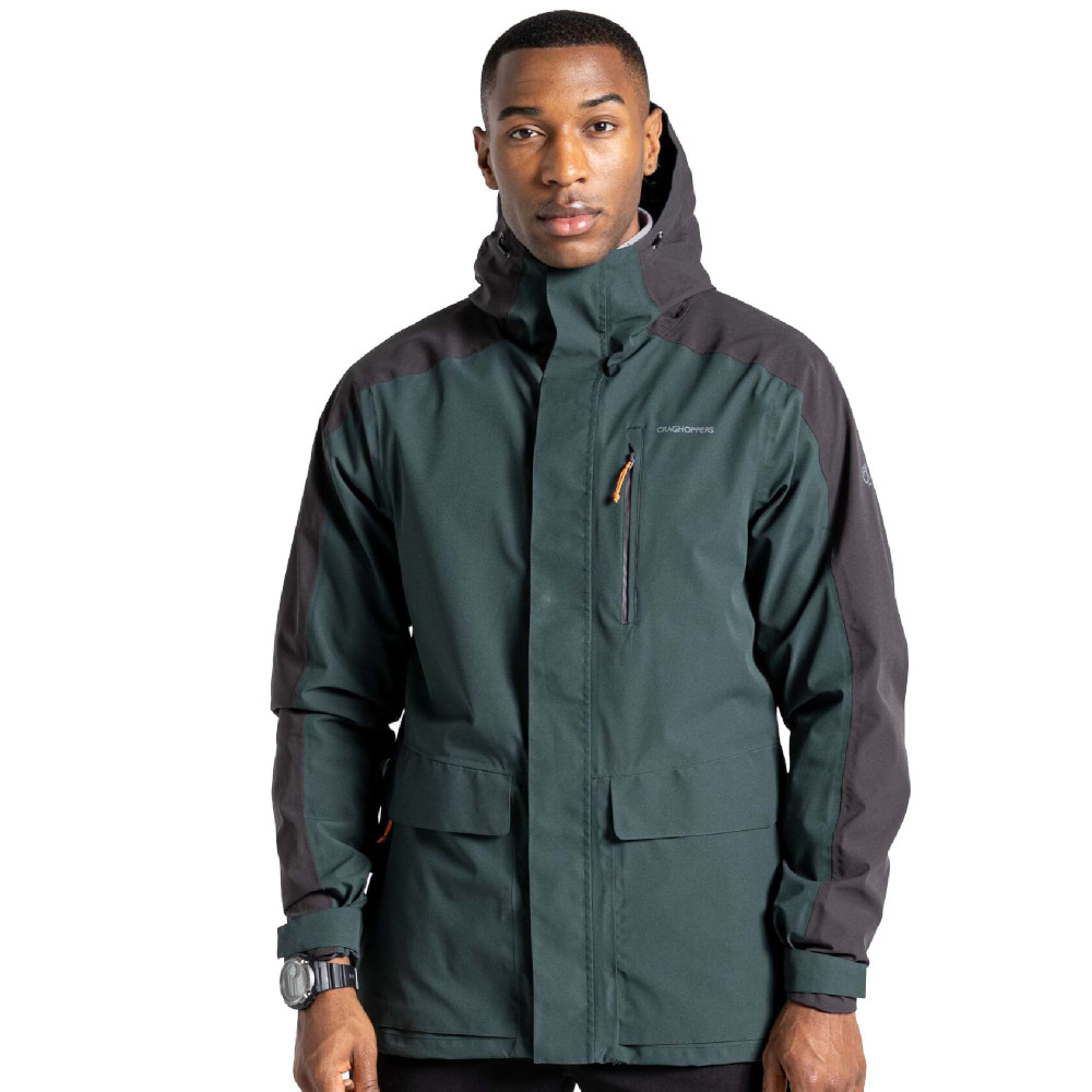 Craghoppers Mens Lorton Waterproof Hooded Jacket S - Chest 38’ (97cm)