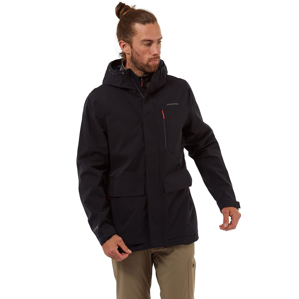 Craghoppers Mens Lorton Waterproof Hooded Jacket XXL - Chest 46’ (117cm)