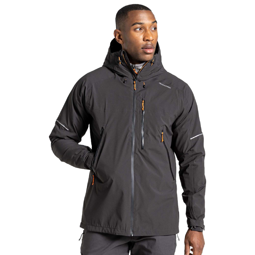 Craghoppers Mens Dynamic Waterproof Breathable Hooded Jacket L - Chest 42’ (107cm)