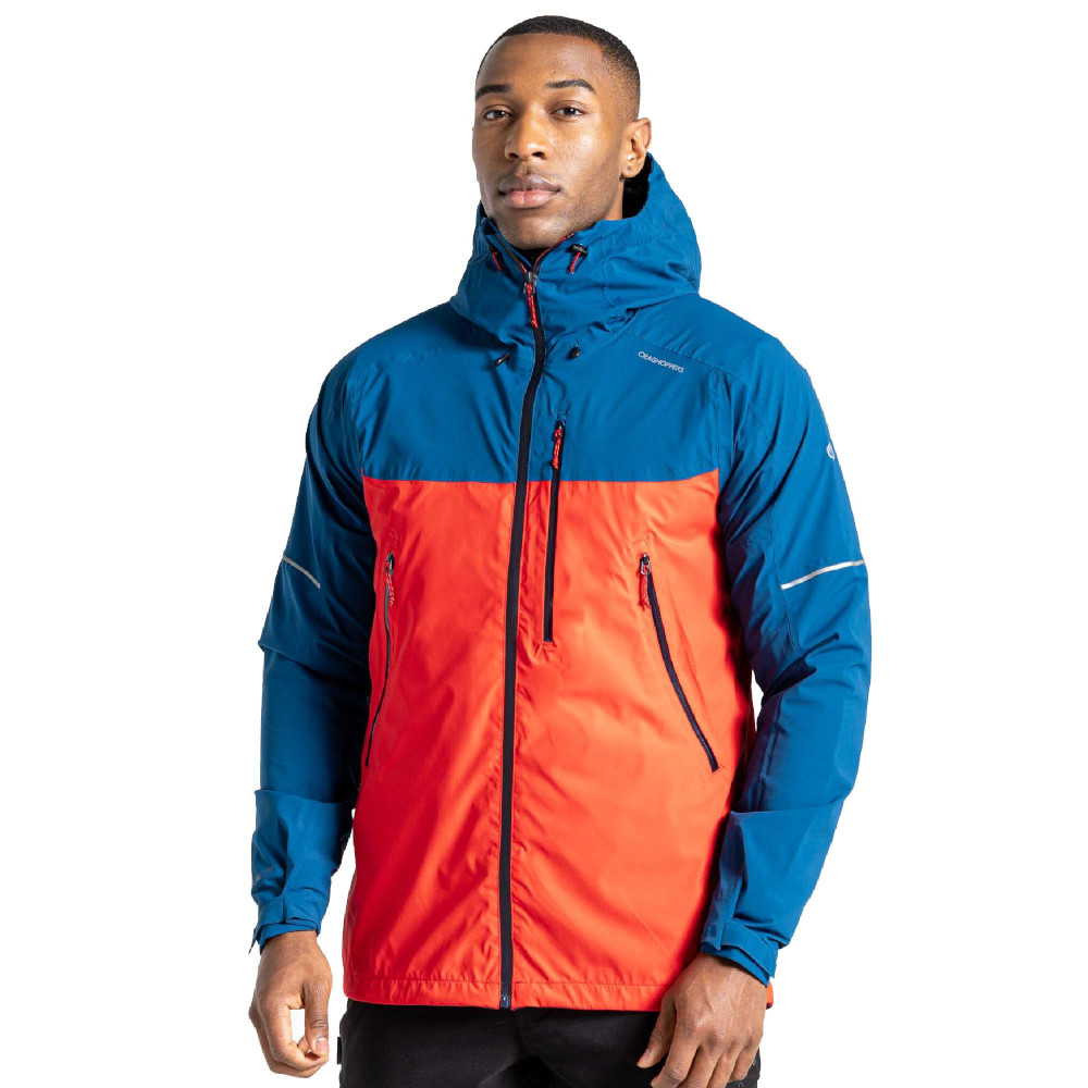 Craghoppers Mens Dynamic Waterproof Breathable Hooded Jacket S - Chest 38’ (97cm)